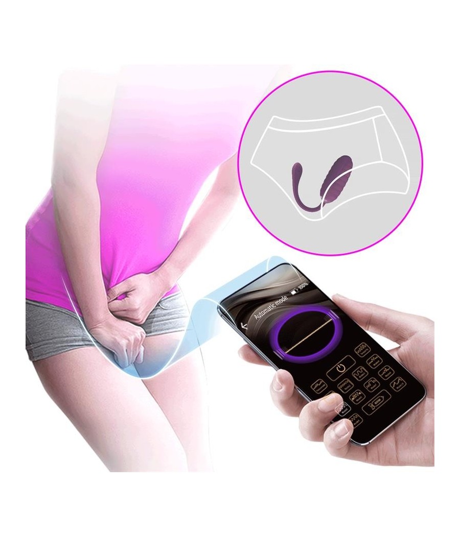 Vibromasseur Casper oeuf avec application