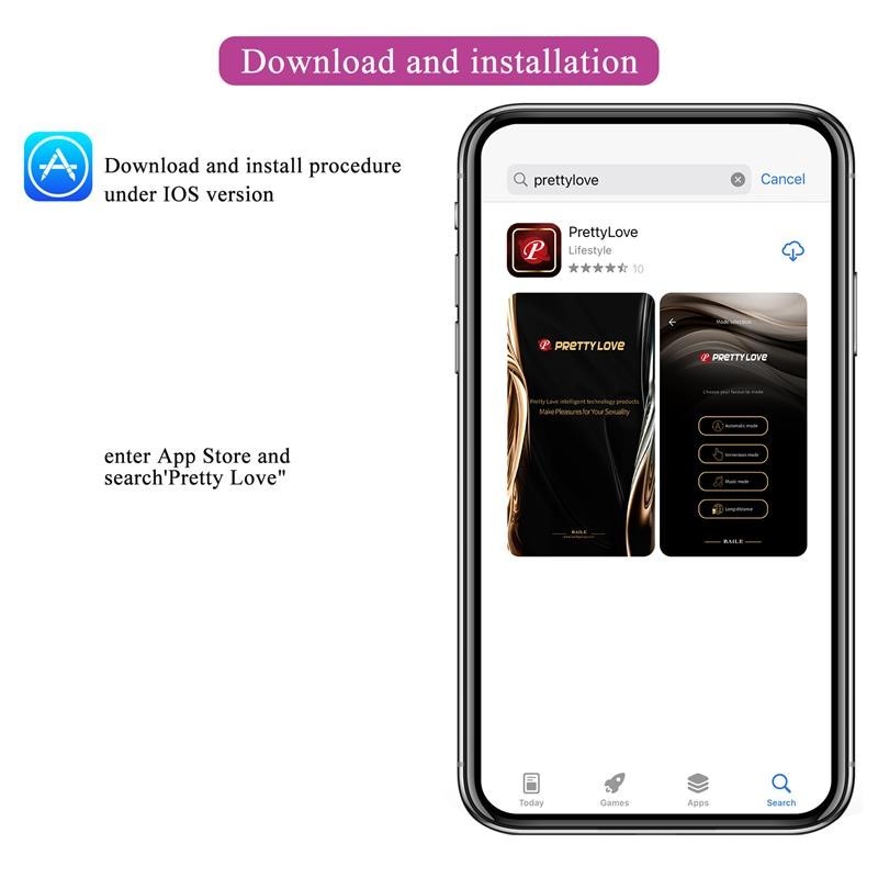 Doreen oeuf vibrant avec Electro Shock et APP