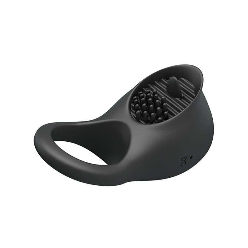 Shaking II Bague à pénis avec langue