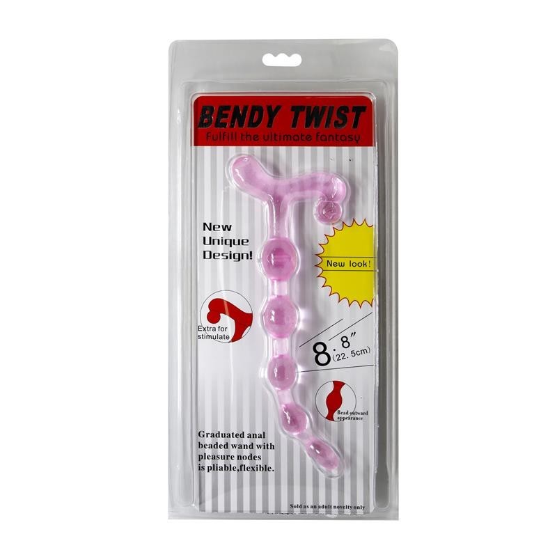 Bendet Twist Boules anales roses