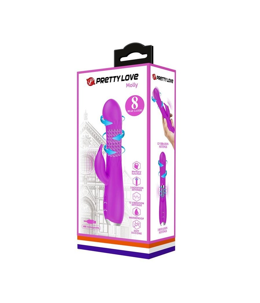 Mollet vibromasseur Rabbit avec Rotation