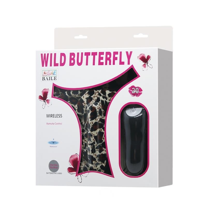 culotte Wild Butterflet avec balle vibrante et télécommande