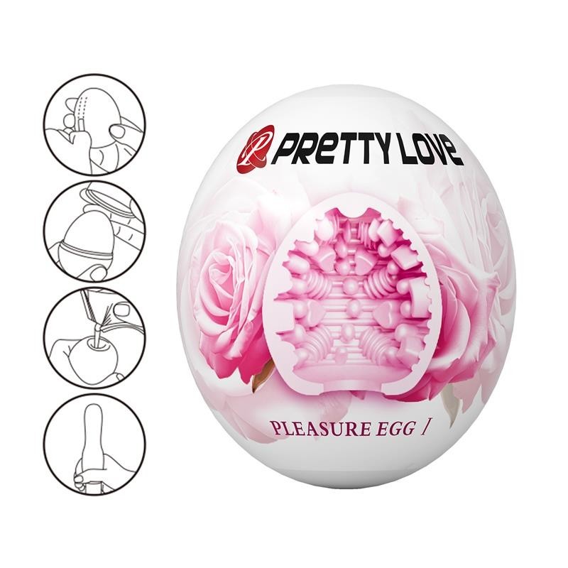 oeuf masturbateur Pleasure Egg I rose