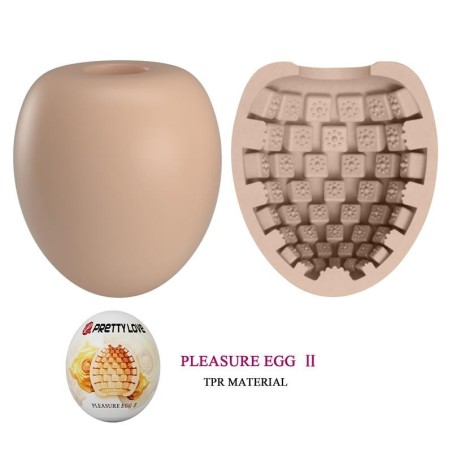 oeuf masturbateur Pleasure Egg II orange