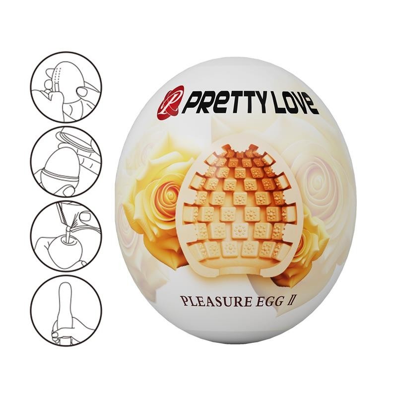 oeuf masturbateur Pleasure Egg II orange