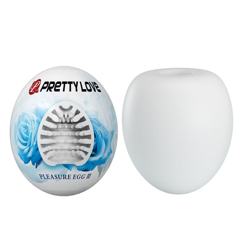 oeuf masturbateur Pleasure Egg III blanc