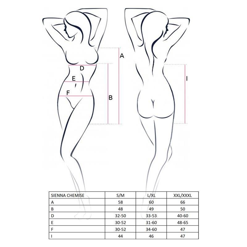 nuisette Sienna Taille XXL/XXXL