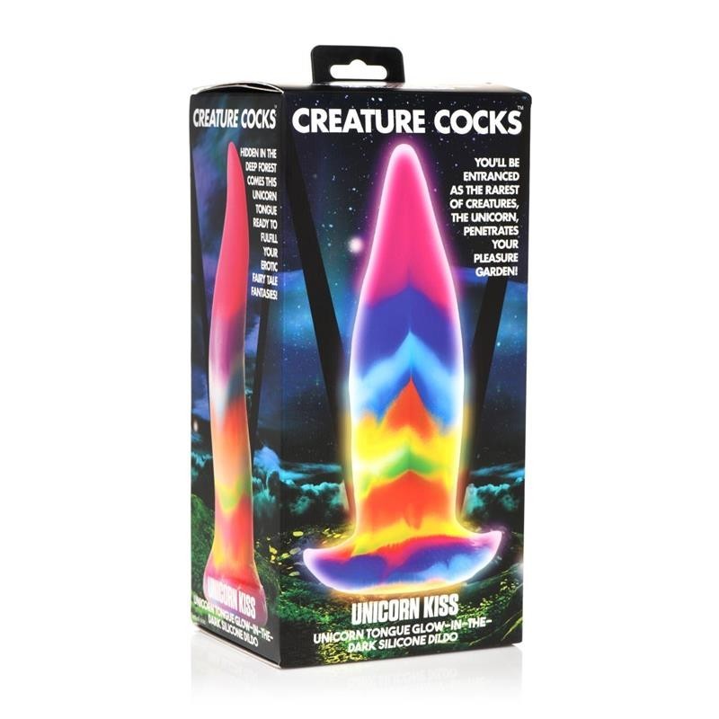 Gode Langue Licorne langue phosphorescent 8.4