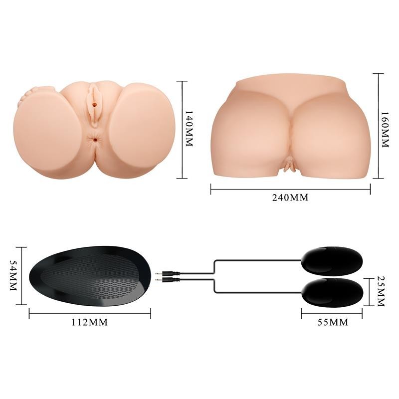 Masturbateur vagin et anus vibrant