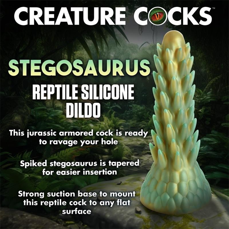 Gode Dragon Stegosaurus Spiket Reptile