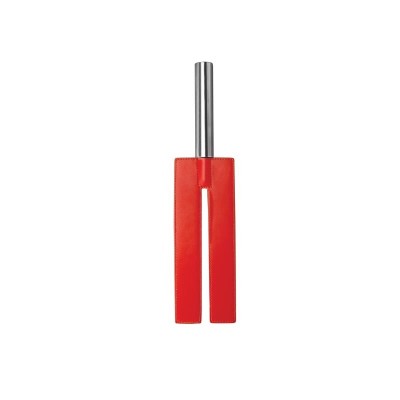 Coups de feu ouch! Fouets et pagaies en cuir tapette ouverte rouge