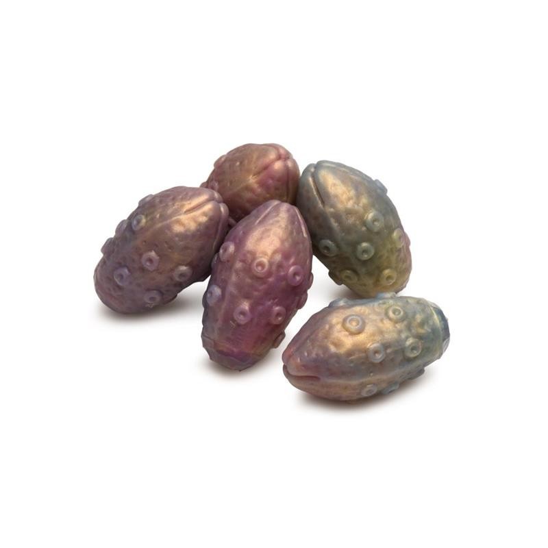 Gode Ovoposito avec 5 œufs Deep Invader Tentacle