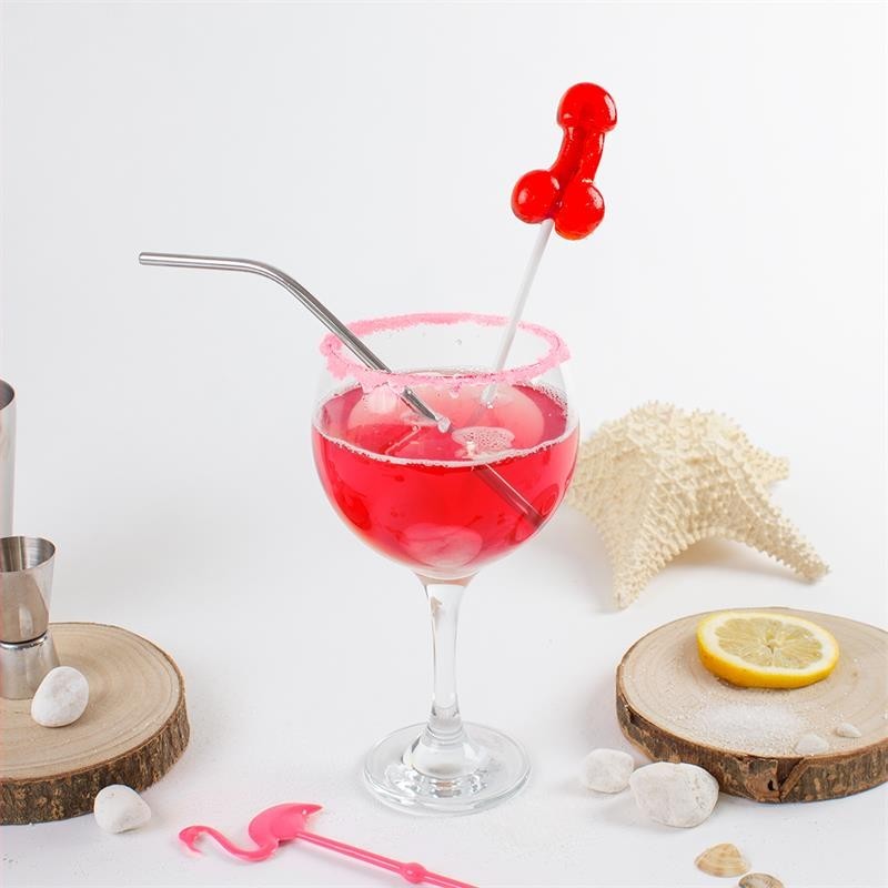 sucette pénis gout Daiquiri en fraise avec alcool