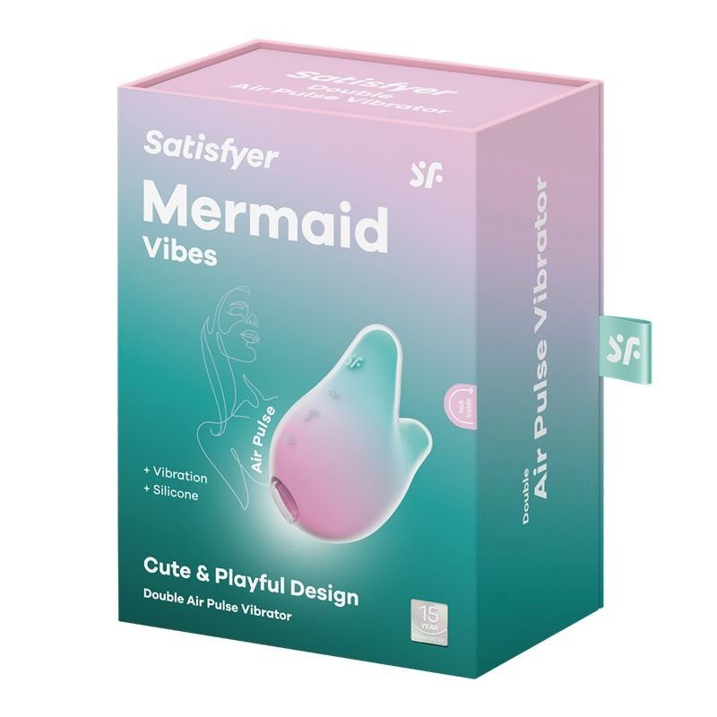 Aspirateur de clitoris Mermaid Vibes menthe et rose
