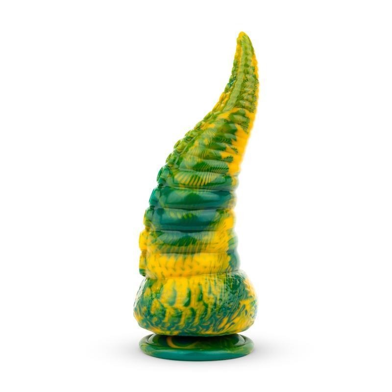 Gode Tentacle Delight Vert et jaune 22,4 cm - 8,8