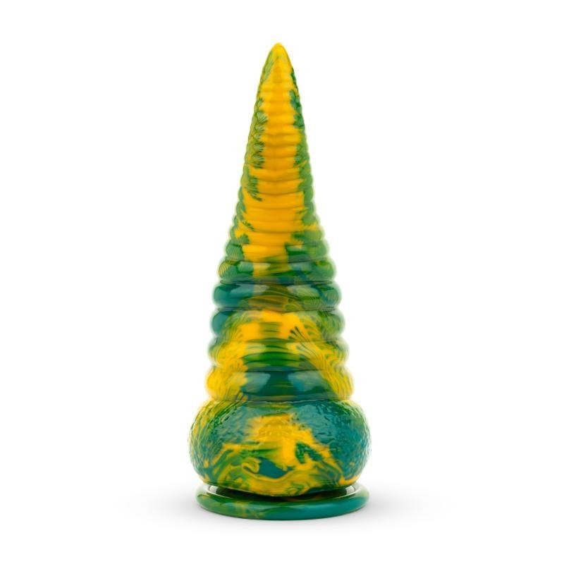 Gode Tentacle Delight Vert et jaune 22,4 cm - 8,8