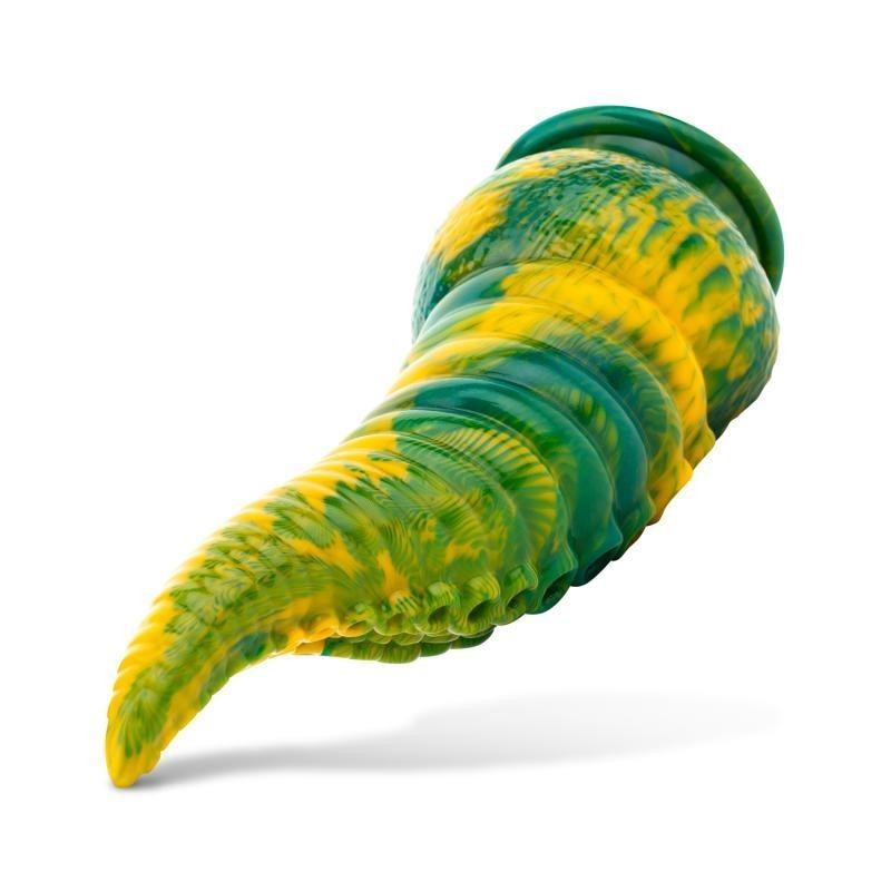 Gode Tentacle Delight Vert et jaune 22,4 cm - 8,8