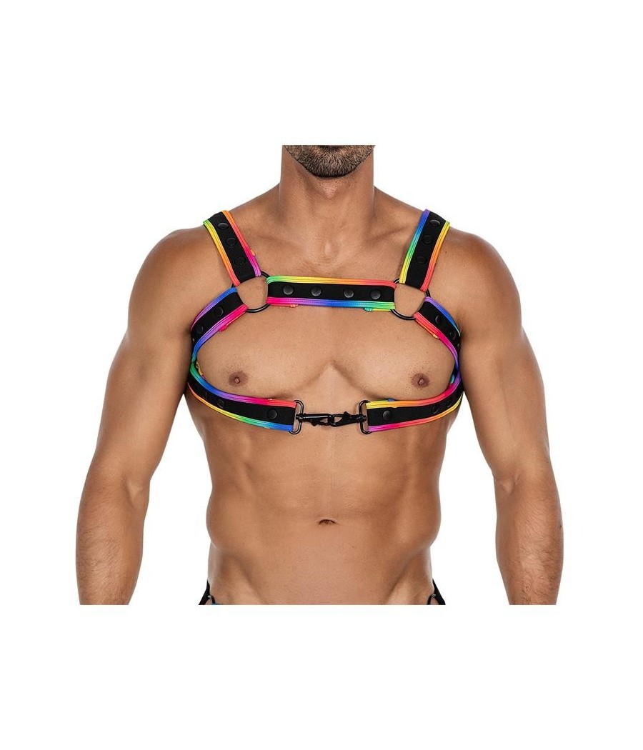 H4RNESS05 harnais de poitrine Neon Multicouleur Taille Unique