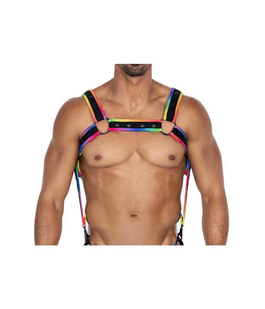 H4RNESS05 harnais de poitrine Neon Multicouleur Taille Unique