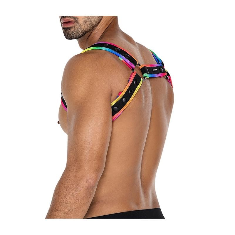H4RNESS05 harnais de poitrine Neon Multicouleur Taille Unique