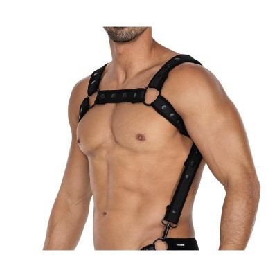 H4RNESS05 harnais de poitrine Neon noir Taille Unique