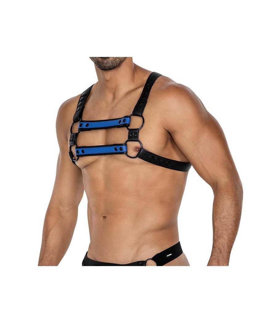H4RNESS06 harnais de poitrine 4WAet bleu Taille Unique