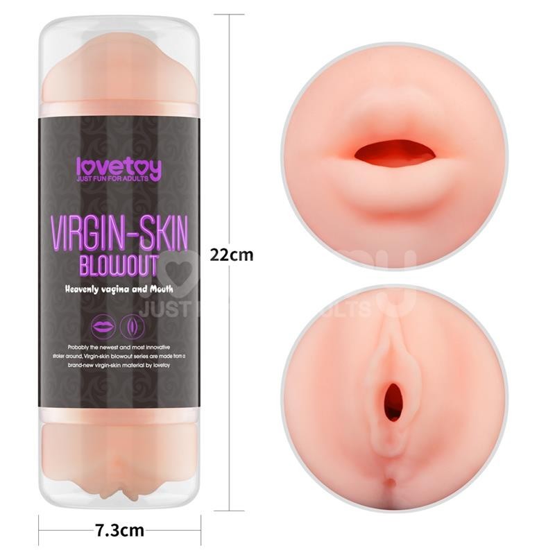 masturbateur masculin Vagin et bouche en peau vierge