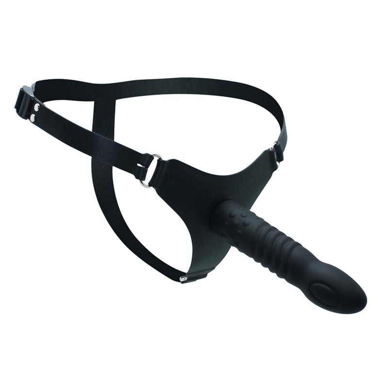 Rimba Latex play harnais avec Goen silicone 16 cm