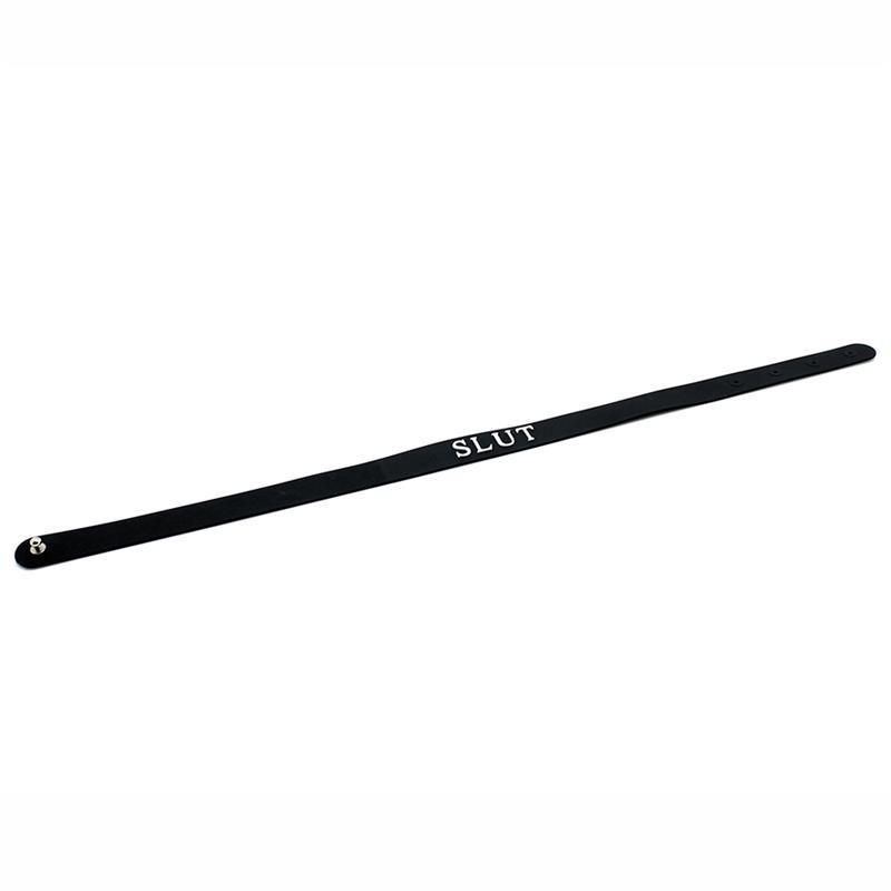 Collier de jeu en latex Rimba (salope)