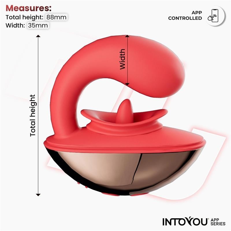 Rondy Stimulateur vibrant et Langue avec App