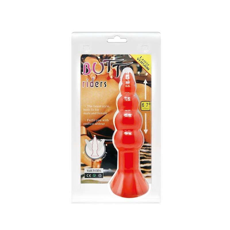 Baile Plug Anal forme bulbeuse Couleur orange