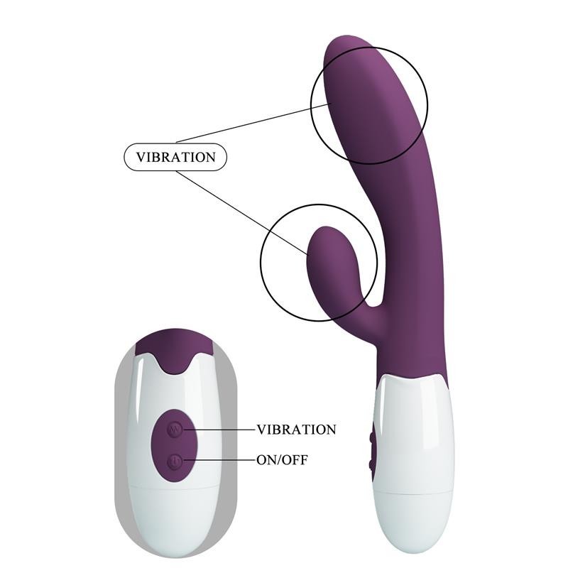 Alvis Vibromasseur 30 fonctions mauve