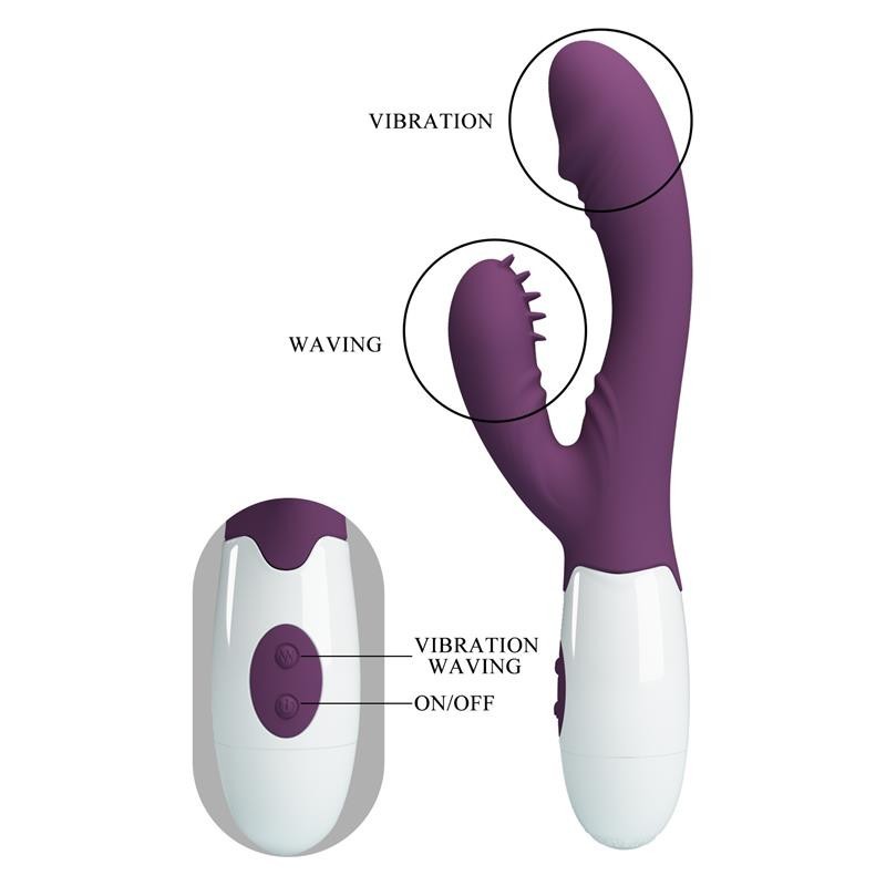 Vibromasseur Andre 30 fonctions mauve