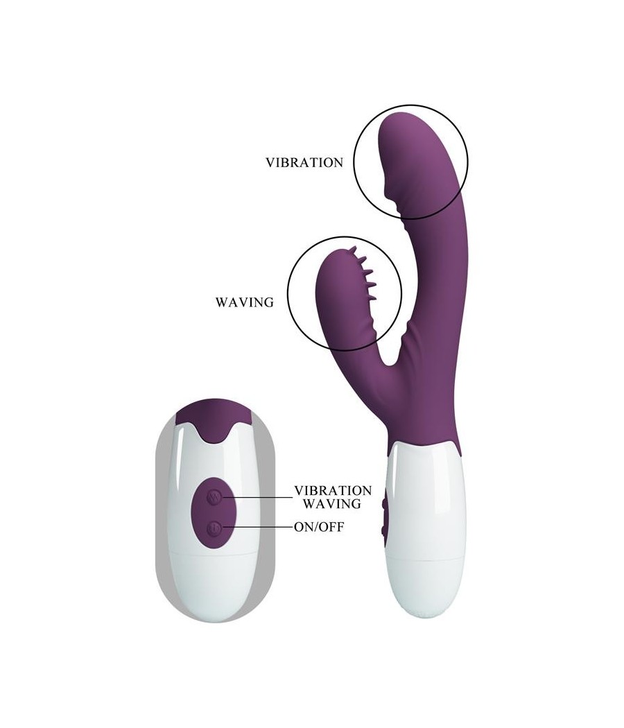 Andre Vibromasseur Rabbit 30 fonctions mauve