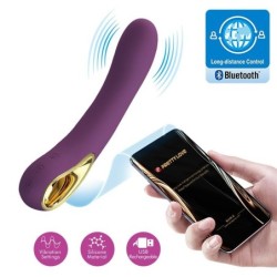 Ethan vibromasseur avec APP mauve
