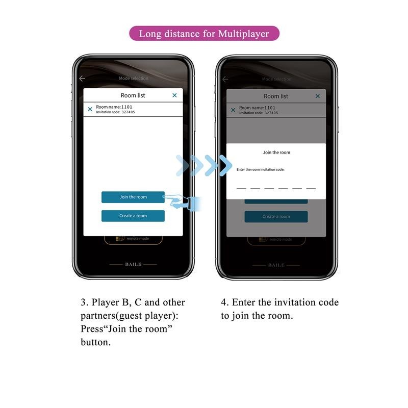 Ethan vibromasseur avec APP mauve