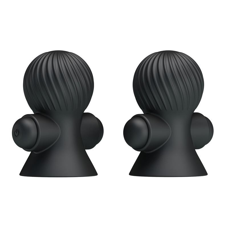 Etui pour mamelons avec Vibración noir