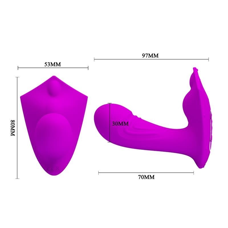 Willie Stimulateur avec télécommande Rose