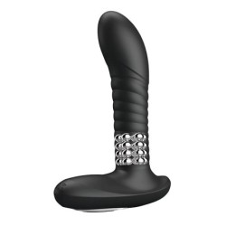 Stimulateur anal avec boules internes et rotation