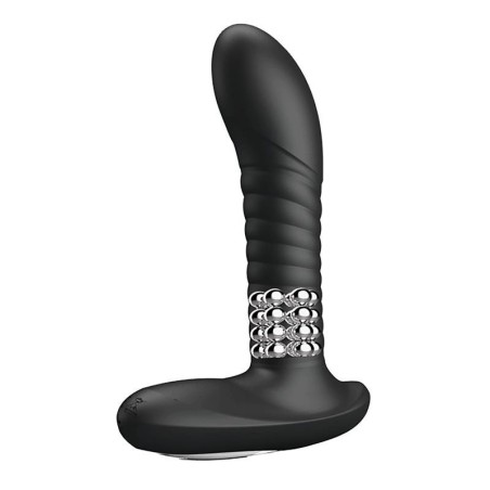 Stimulateur anal avec boules internes et rotation