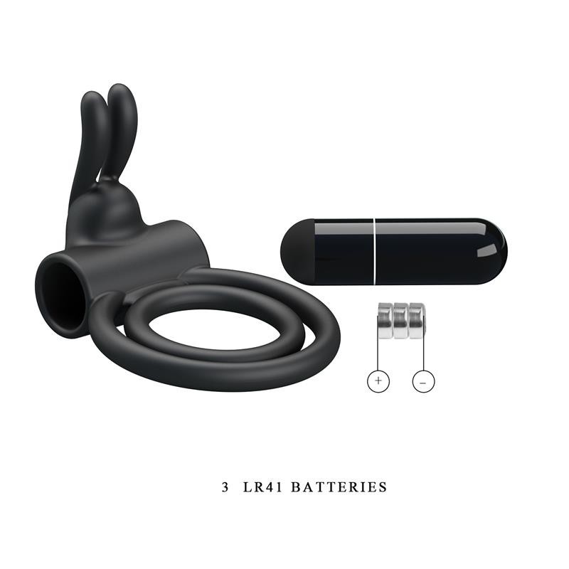 Anneau double à pénis vibrant Osmond