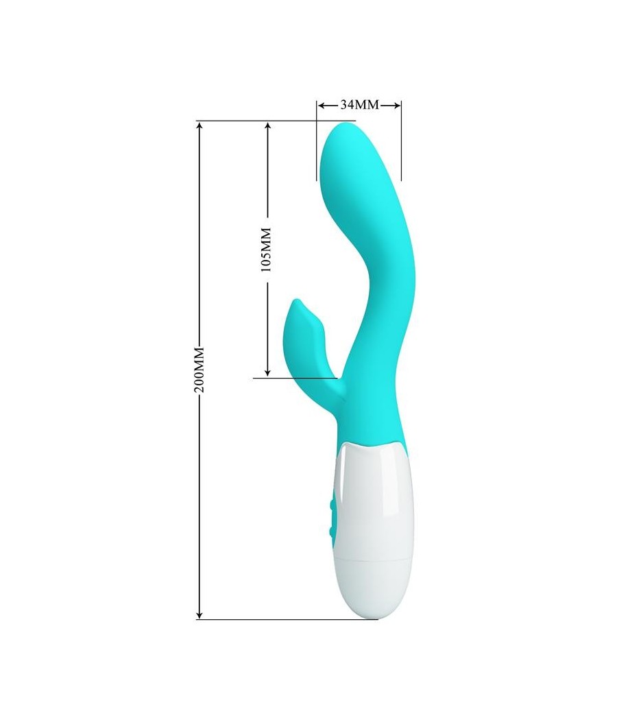 vBrighty ibromasseur Rabbit 30 fonctions Bleu