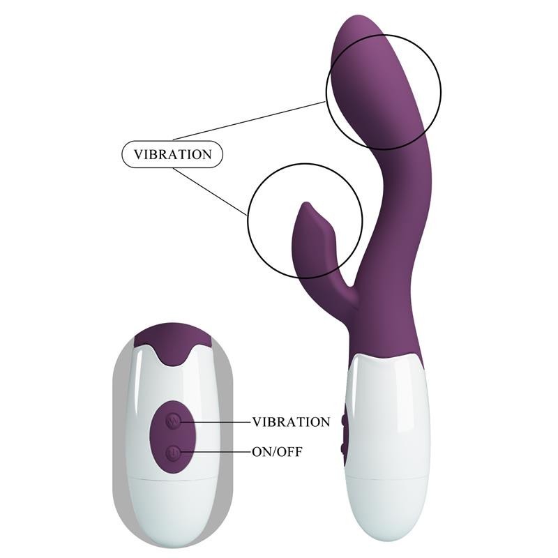 vibromasseur Brighty 30 fonctions mauve