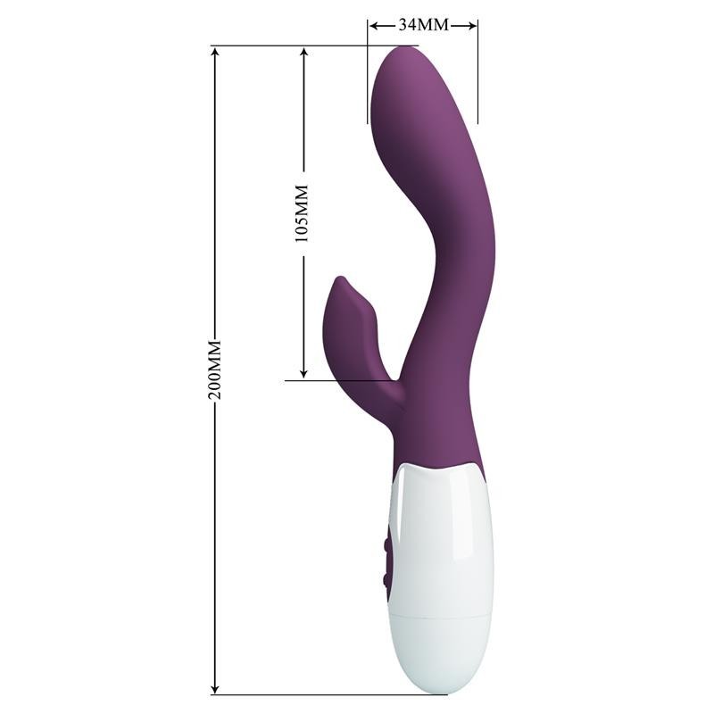 vibromasseur Brighty 30 fonctions mauve
