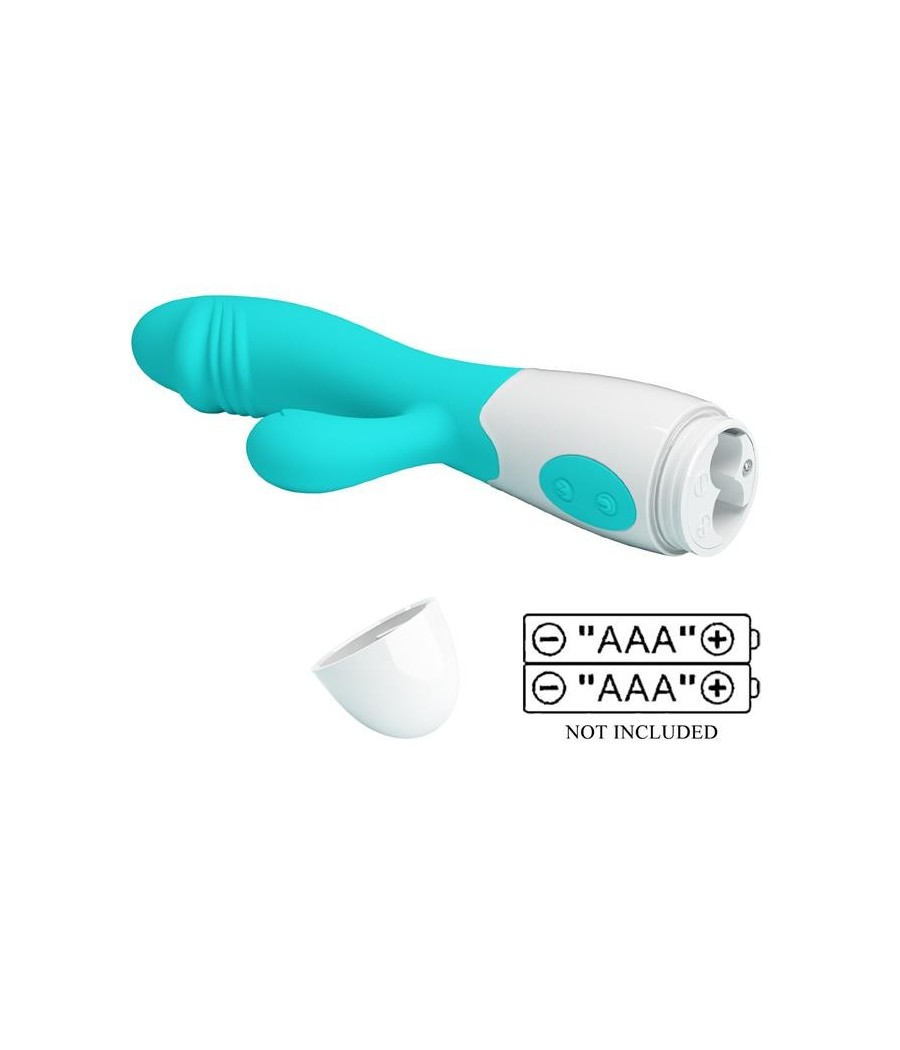 Snappet vibromasseur Rabbit 30 fonctions Bleu