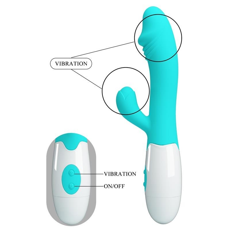 vibromasseur Snappet 30 fonctions Bleu