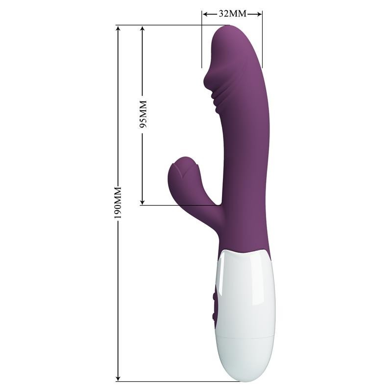 vibromasseur Snappet 30 fonctions mauve