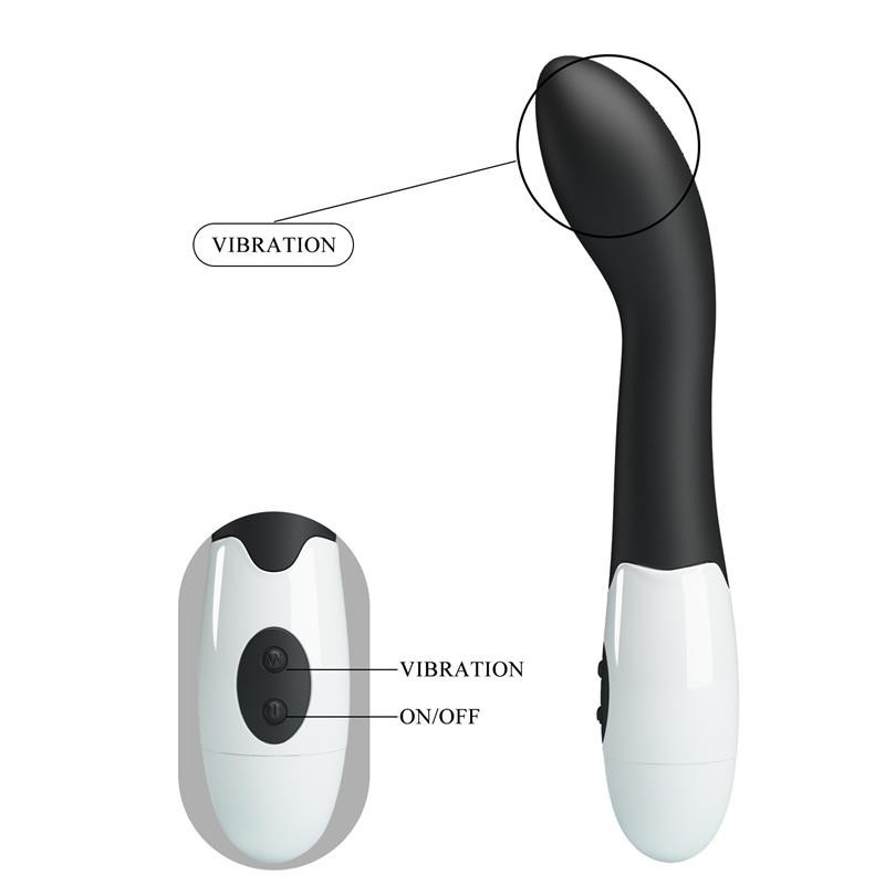 Vibromasseur Bishop 30 fonctions Noir