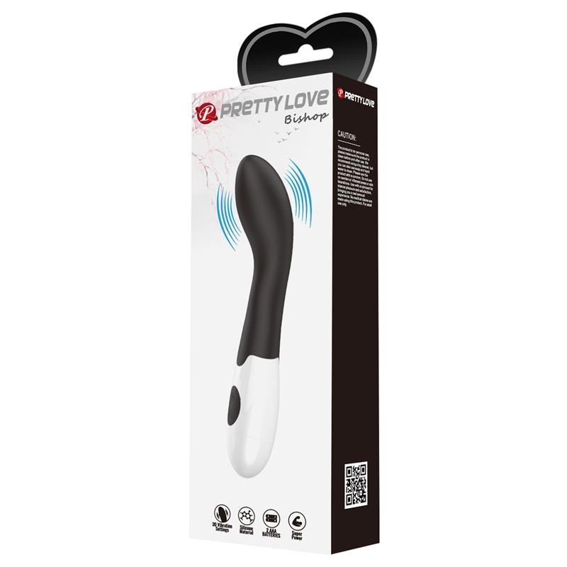 Vibromasseur Bishop 30 fonctions Noir