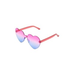 lunettes Party en forme de coeur rose